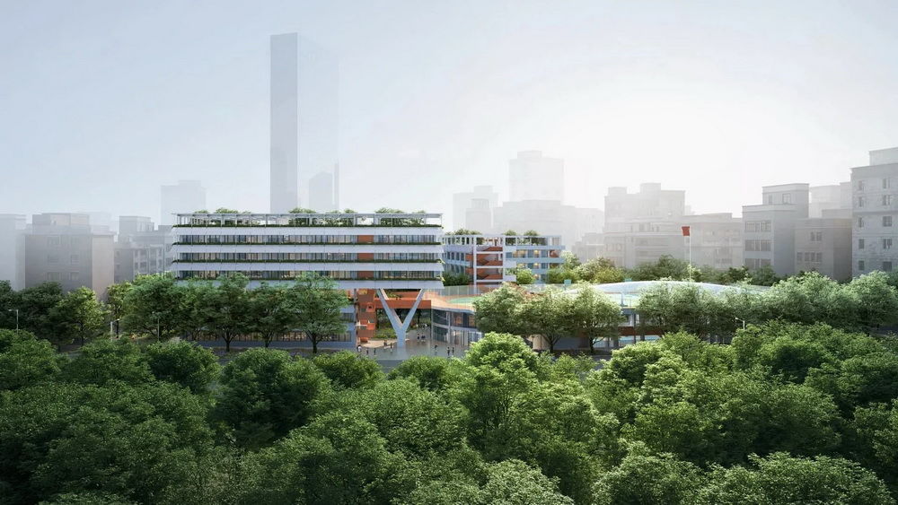局内设计丨深圳 坂田街道宝岗小学改扩建工程  建筑设计 丨中国深圳
