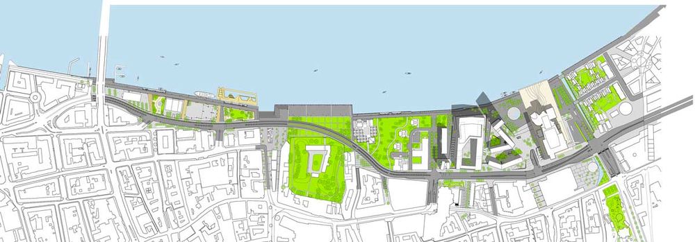 丹麦 Aalborg Waterfront 滨水区设计