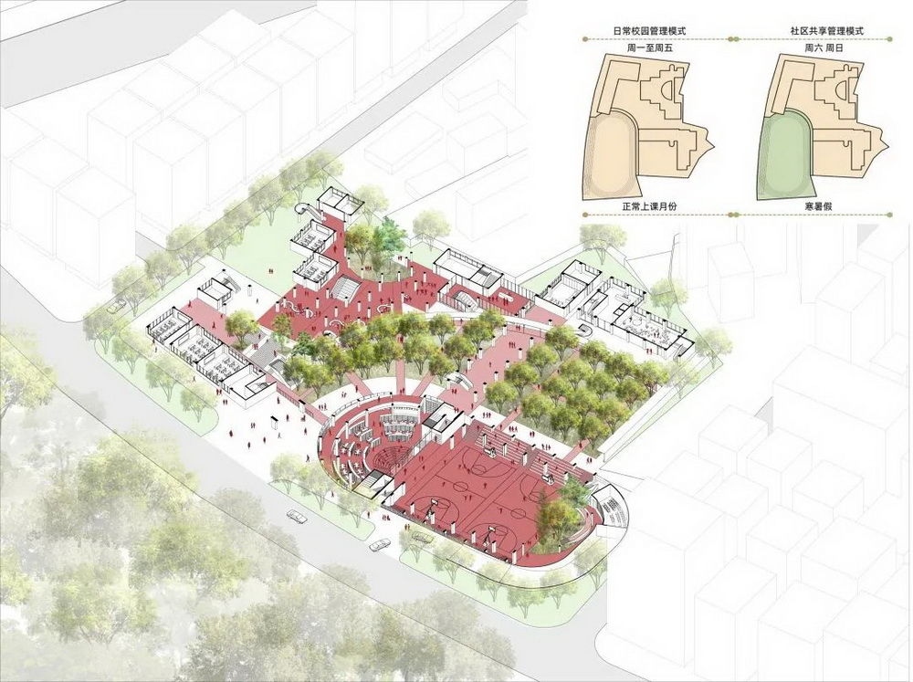 局内设计丨深圳 坂田街道宝岗小学改扩建工程  建筑设计 丨中国深圳