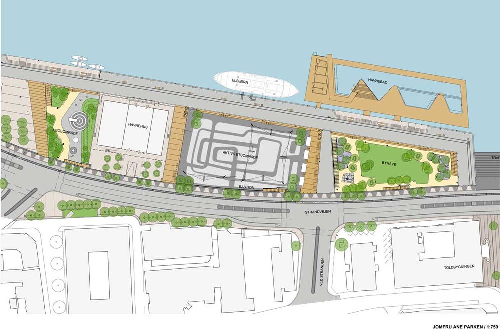 丹麦 Aalborg Waterfront 滨水区设计