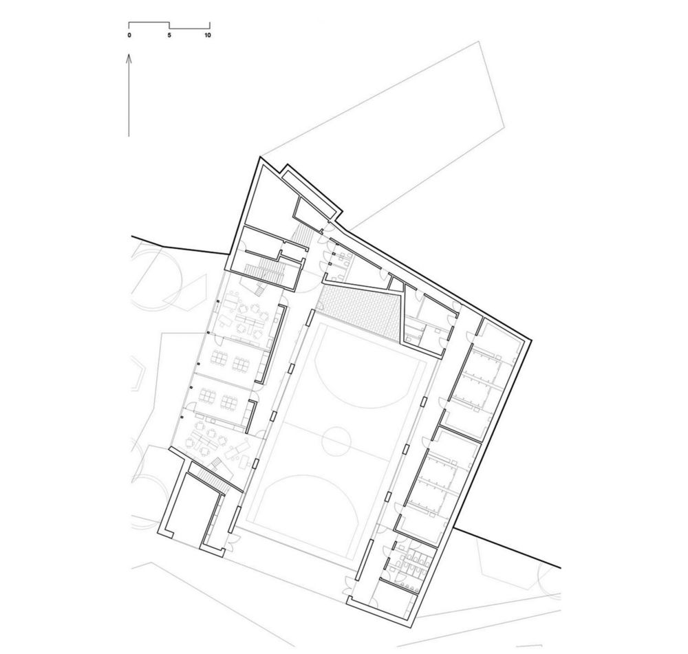 Niederwangen-Ried School and Sports Fields / Büning-Pfaue Kartmann Architekten