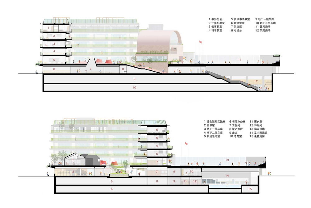 一十一建筑丨深圳福田新沙小学 建筑设计 丨中国深圳