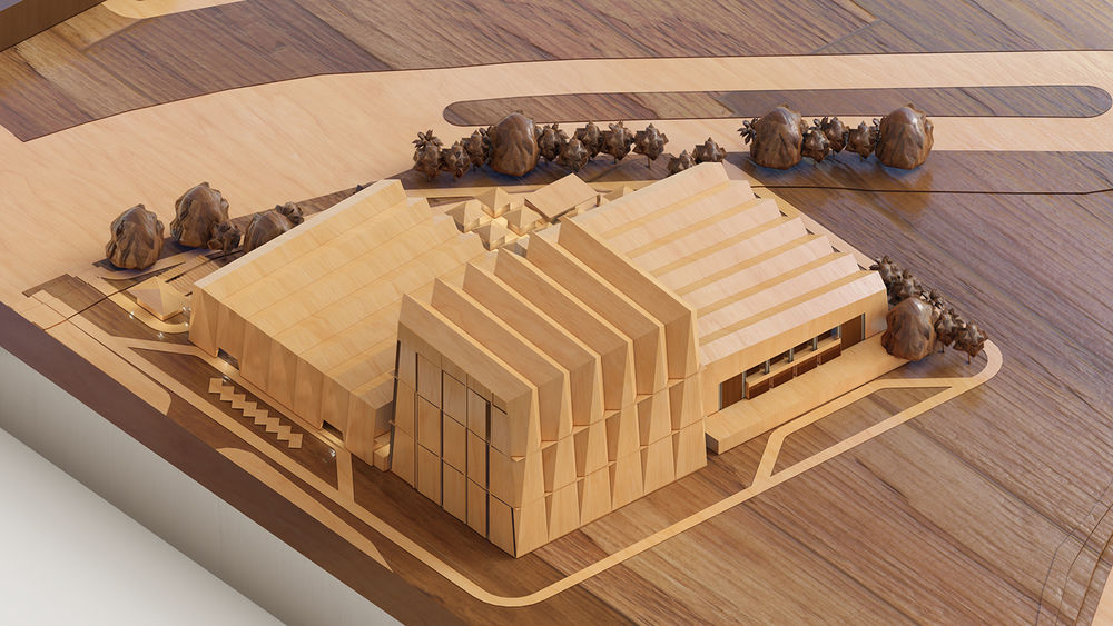 Gar/s Sport Center // maquette render (Studio Project)