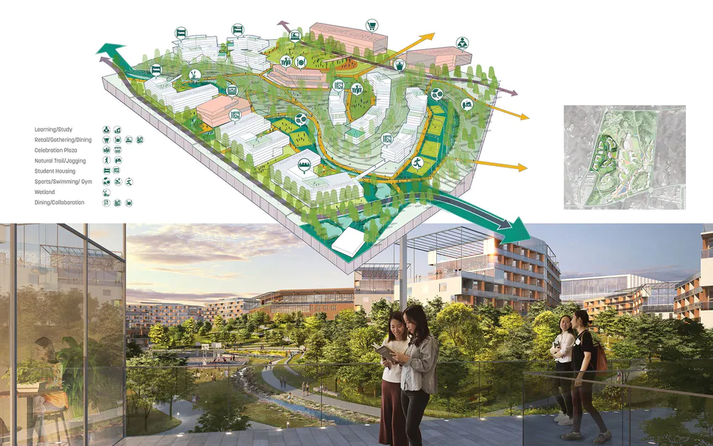 Xinyang University South Bay Campus Master Plan
