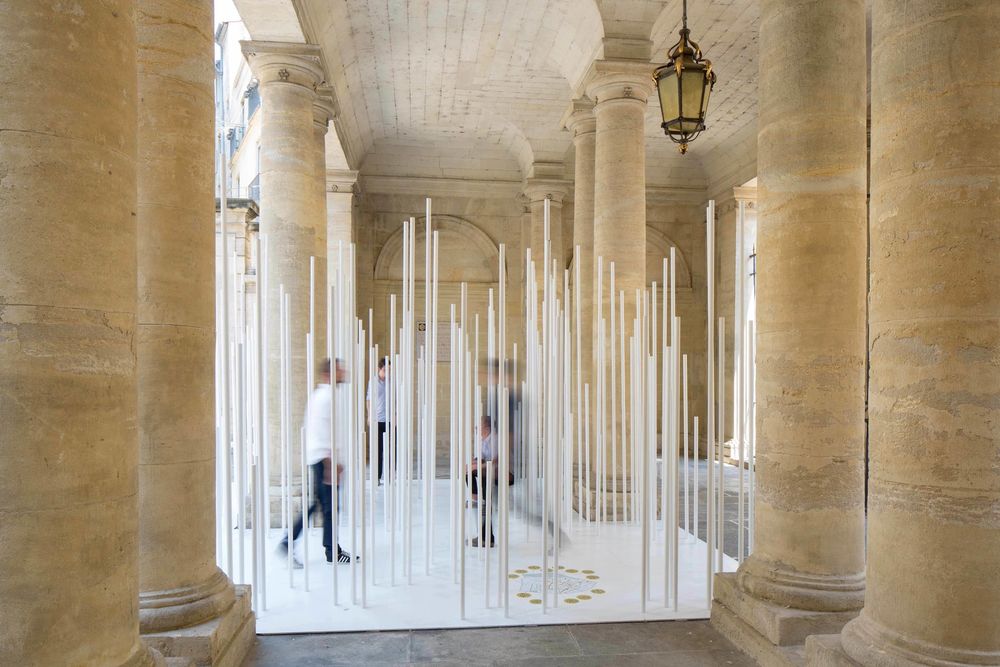 “白柱森林”，情感体验装置 / ØNA Architecture