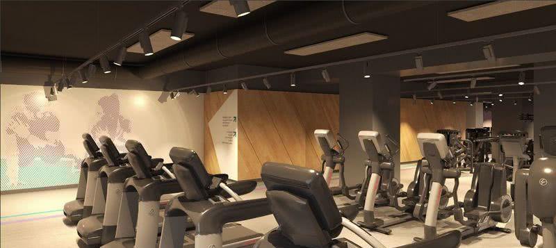 上海ANYTIME FITNESS长寿路店，动感酷炫的全新设计开启健身新时代