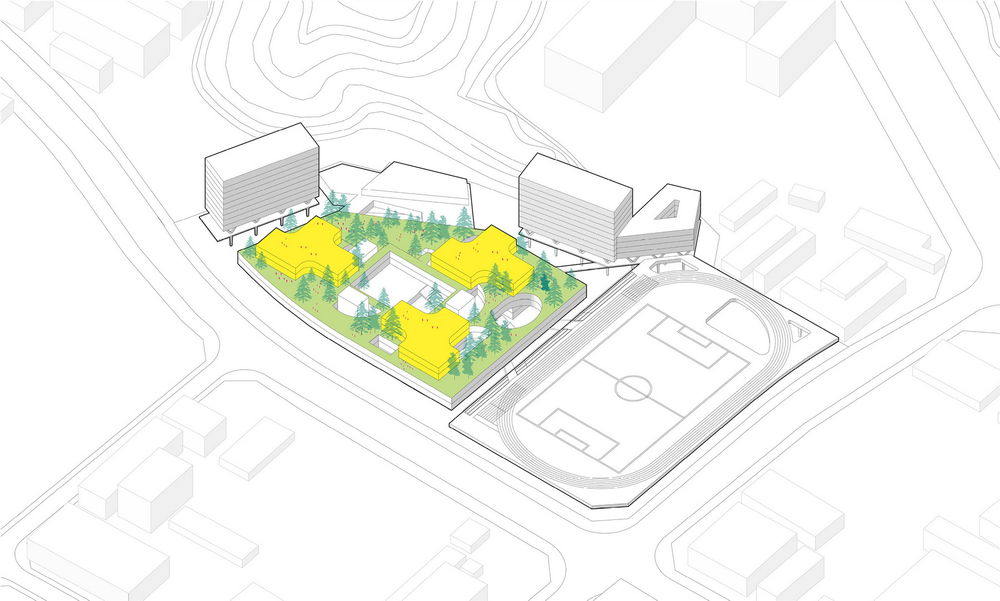 HDD华都设计丨深圳市第三十三高级中学 建筑设计 丨中国深圳