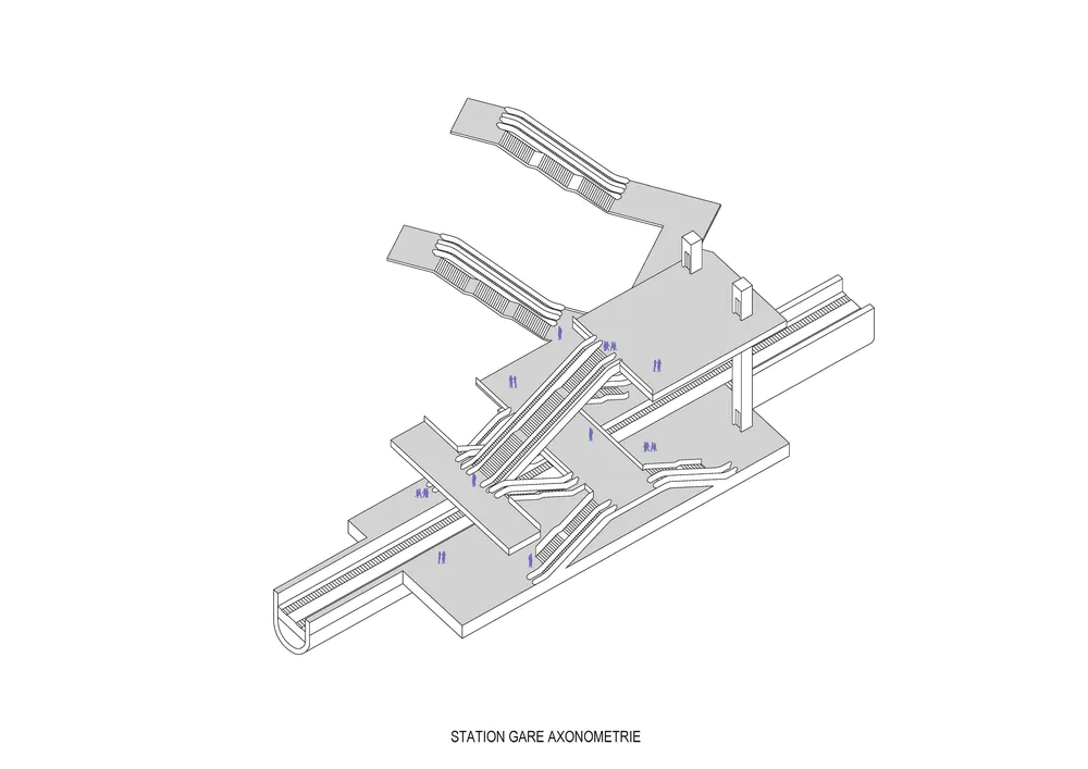 4 metro stations, line B in Rennes