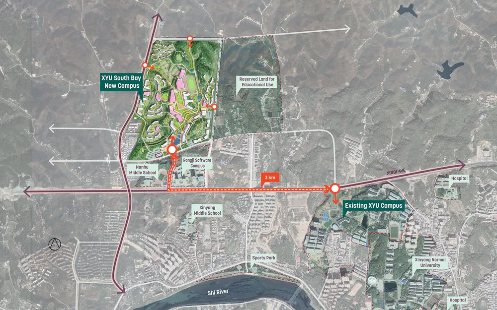 Xinyang University South Bay Campus Master Plan