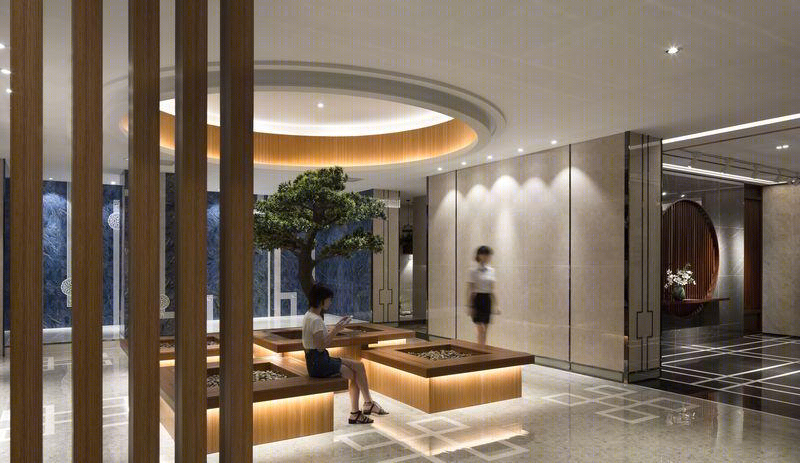 现代中式展厅设计 | 乾晖陶瓷总部展厅