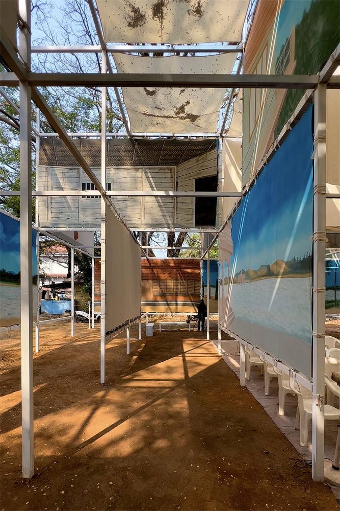 「幕后」布景画廊 | 2023 ITFOK 临时展馆 / LIJO.RENY.architects