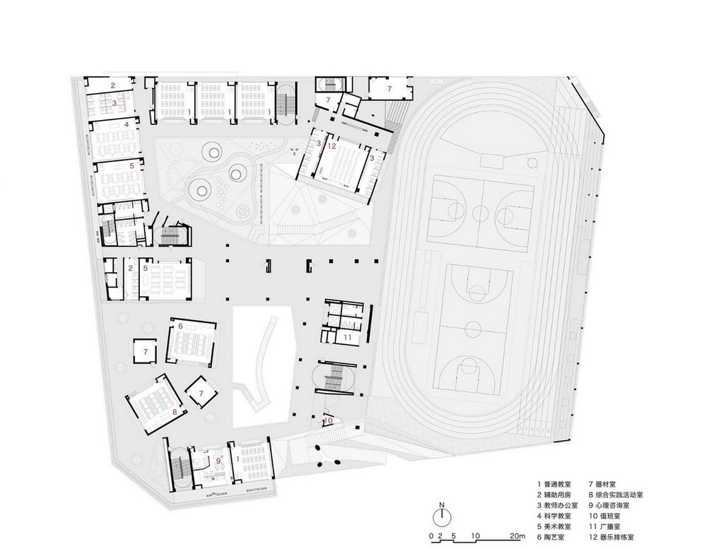 一十一建筑丨深圳福田新沙小学 建筑设计 丨中国深圳