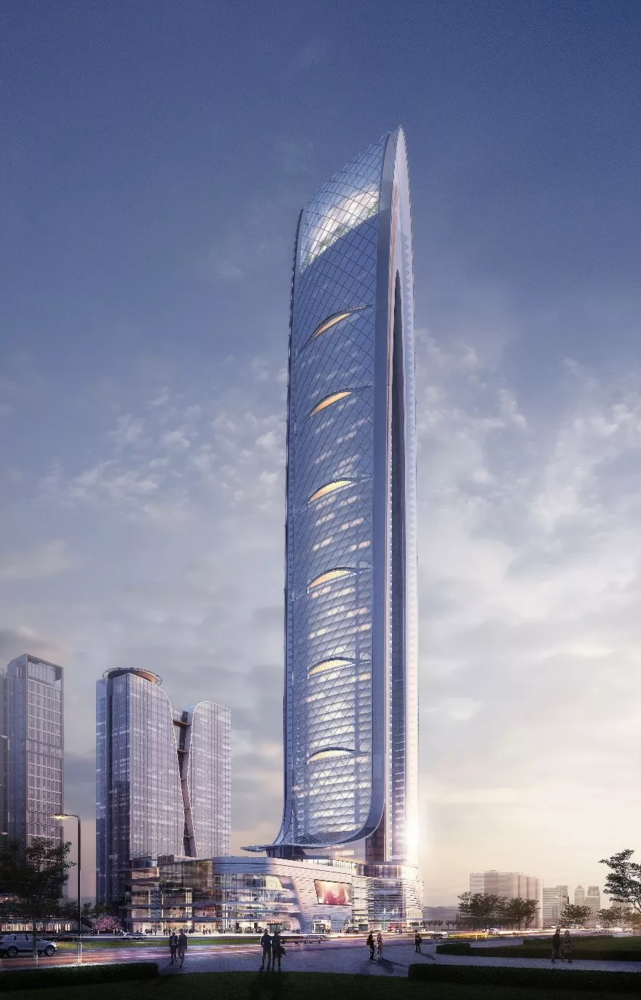 石家庄 450 米地标建筑——天山世界之门设计亮点解读