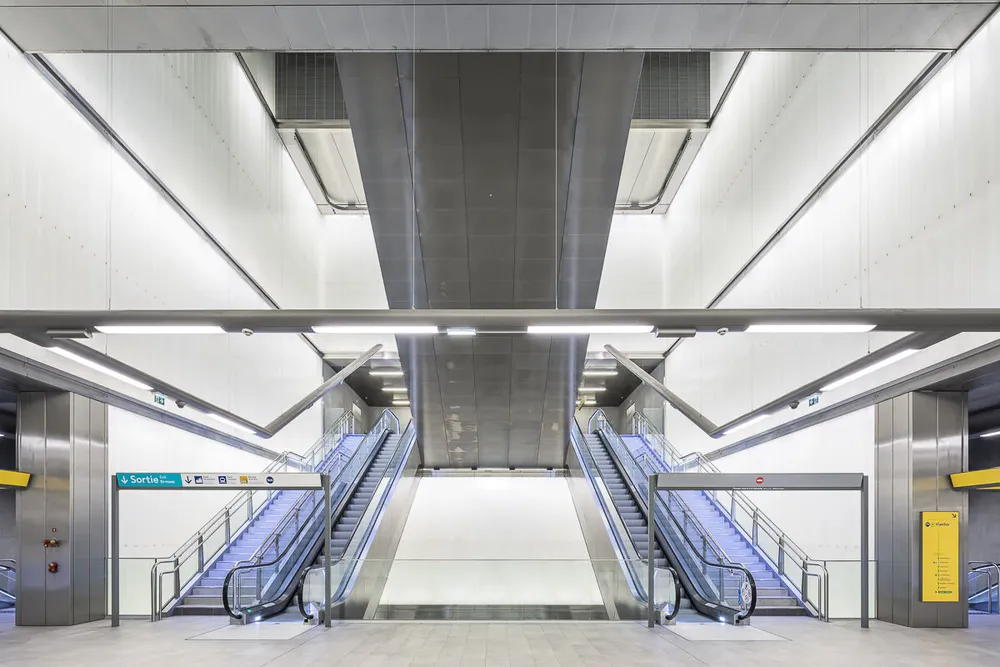 4 metro stations, line B in Rennes