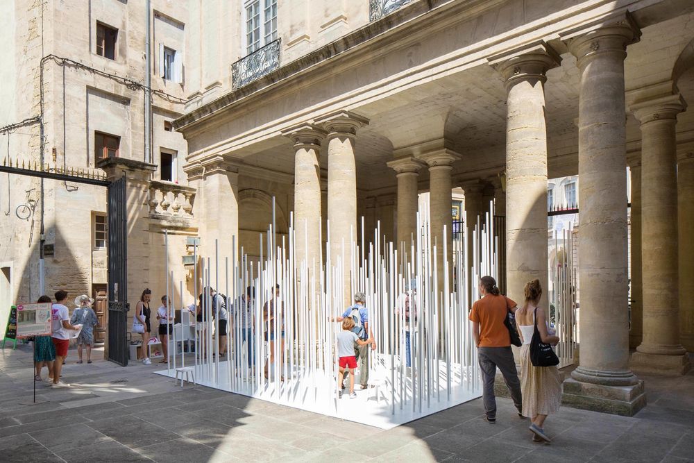 “白柱森林”，情感体验装置 / ØNA Architecture