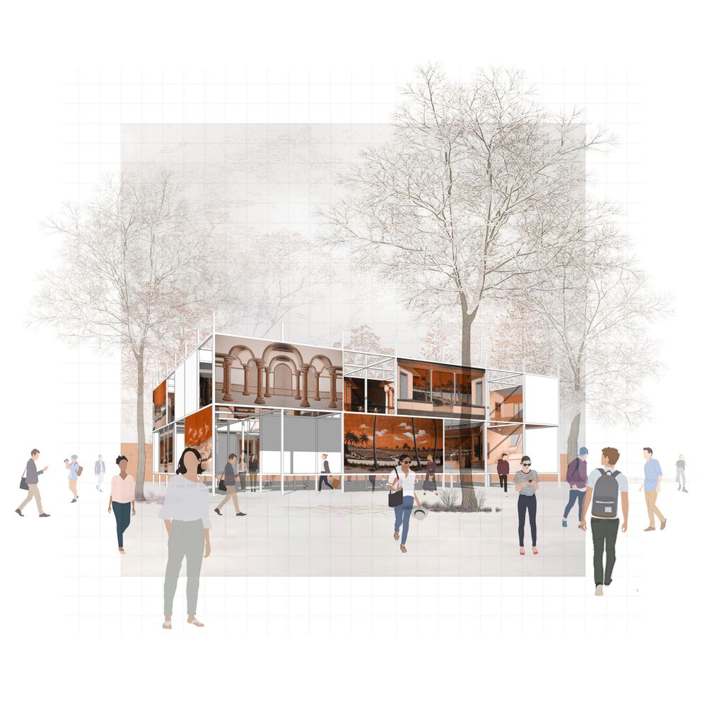 「幕后」布景画廊 | 2023 ITFOK 临时展馆 / LIJO.RENY.architects