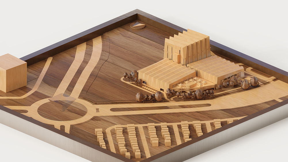 Gar/s Sport Center // maquette render (Studio Project)