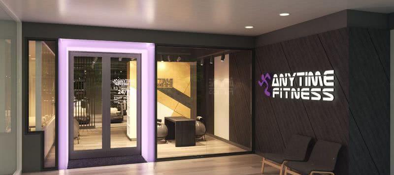 上海ANYTIME FITNESS长寿路店，动感酷炫的全新设计开启健身新时代