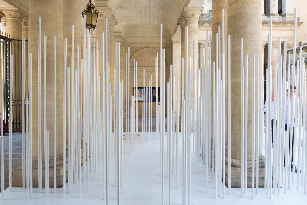 “白柱森林”，情感体验装置 / ØNA Architecture