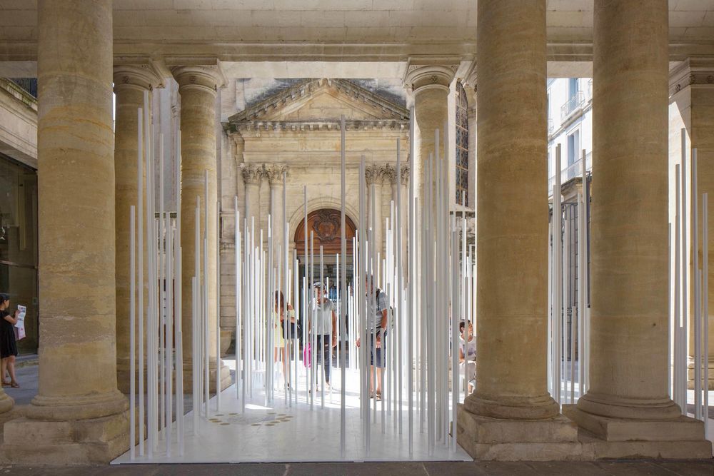 “白柱森林”，情感体验装置 / ØNA Architecture