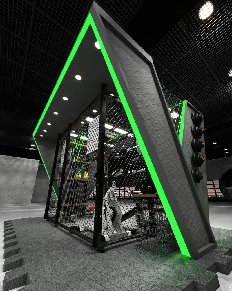 booth design for gym