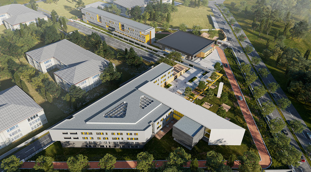 Ankara Erman İlıcak Fen Lisesi |  现代教育空间的艺术融合
