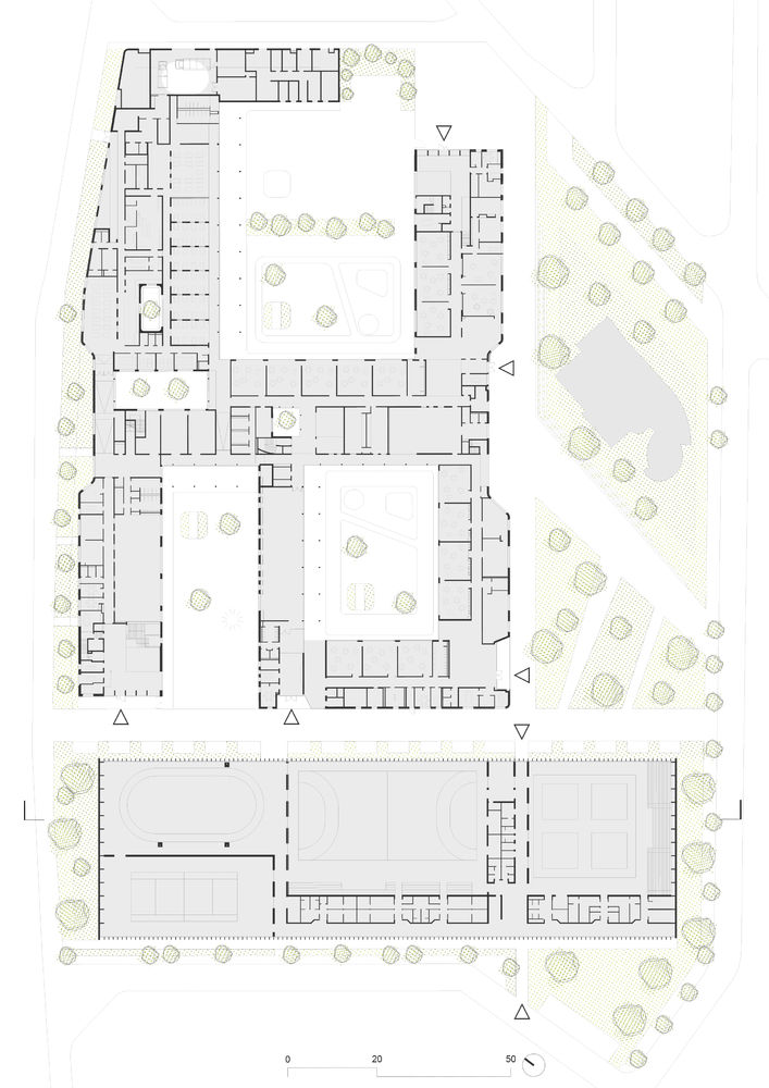 克拉玛特学校群 | 城市景观与教育的和谐融合