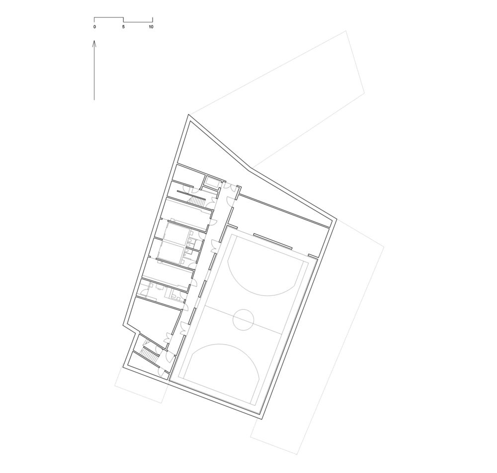 Niederwangen-Ried School and Sports Fields / Büning-Pfaue Kartmann Architekten