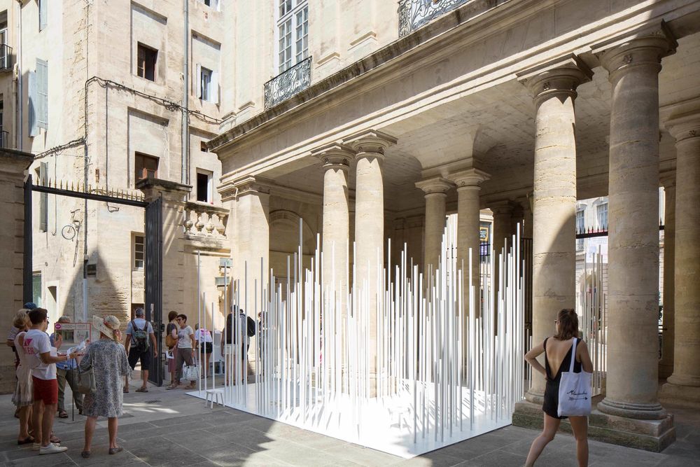 “白柱森林”，情感体验装置 / ØNA Architecture