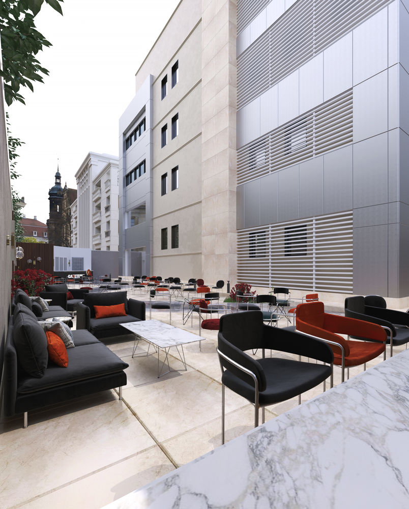 alBaraka Bank Exterior Redesign + Cafeteria Design