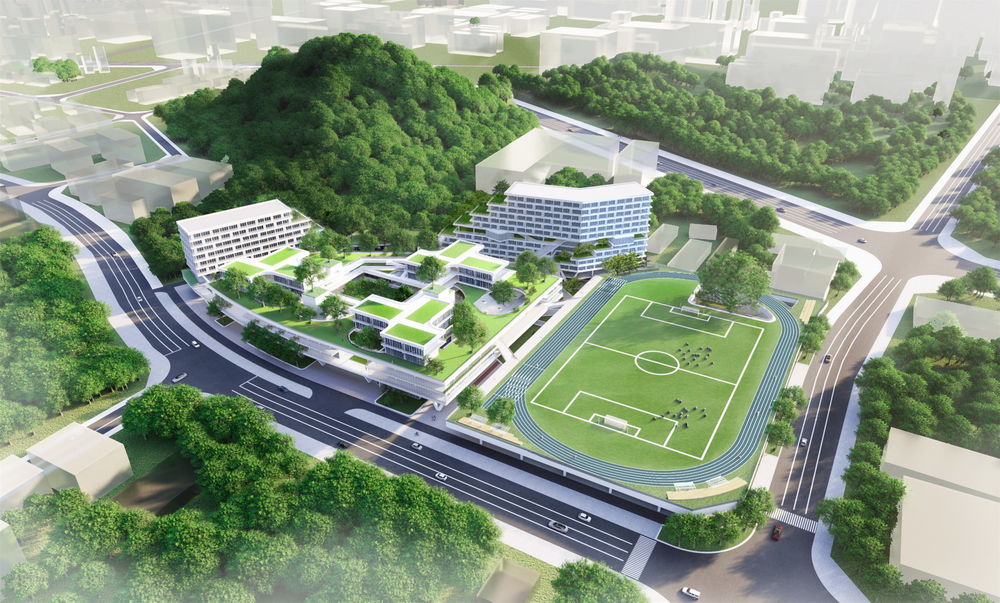 HDD华都设计丨深圳市第三十三高级中学 建筑设计 丨中国深圳