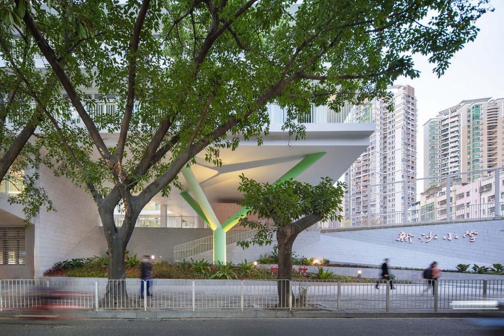 一十一建筑丨深圳福田新沙小学 建筑设计 丨中国深圳