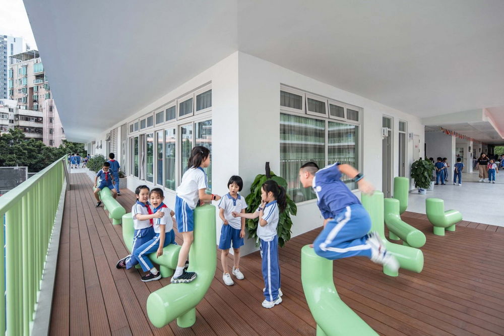 一十一建筑丨深圳福田新沙小学 建筑设计 丨中国深圳