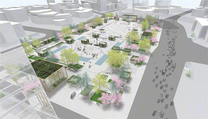 沈阳市民广场 | 人性化设计的大型城市交通枢纽