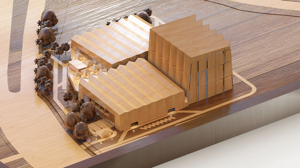 Gar/s Sport Center // maquette render (Studio Project)