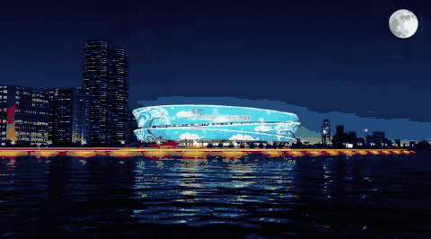 大连梭鱼湾足球场 | 海浪海螺灵感下的运动盛宴