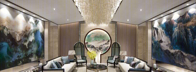 现代中式展厅设计 | 乾晖陶瓷总部展厅