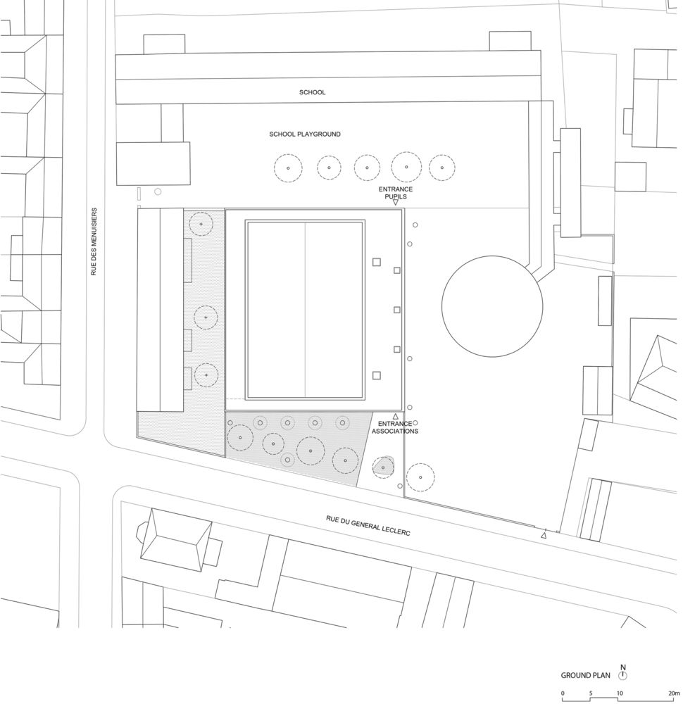 Ecole des Menuisiers School Gymnasium / Urbane Kultur