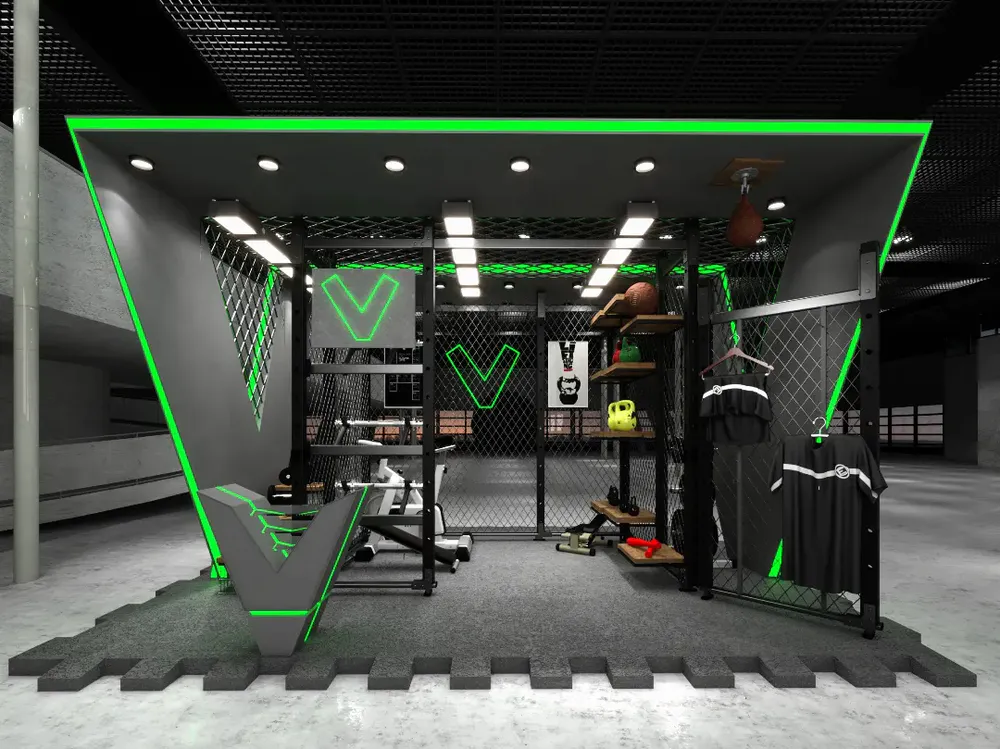 booth design for gym