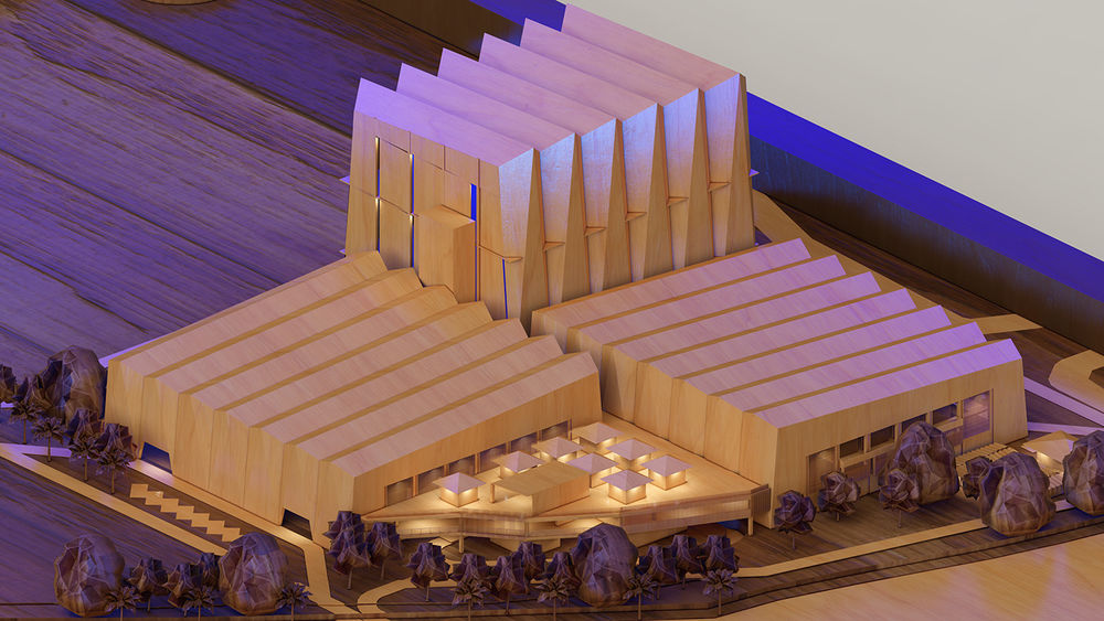 Gar/s Sport Center // maquette render (Studio Project)