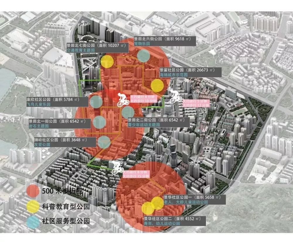 深圳福田区景田北社区公园群 | 首个社区公园群的设计魅力