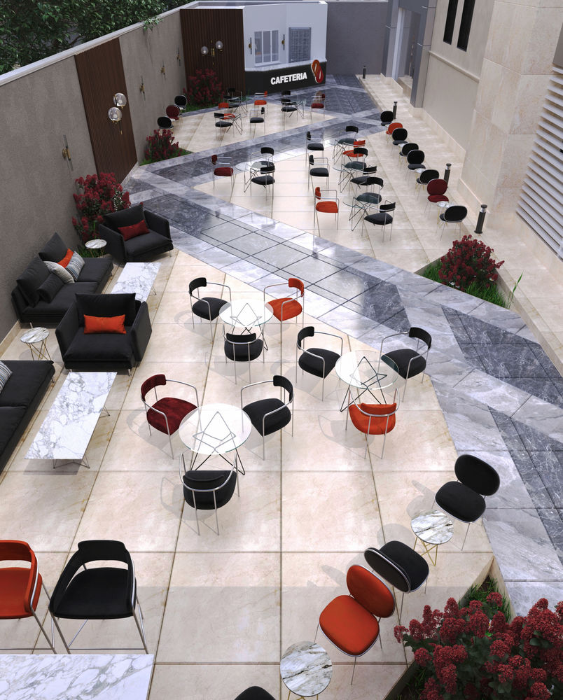 alBaraka Bank Exterior Redesign + Cafeteria Design