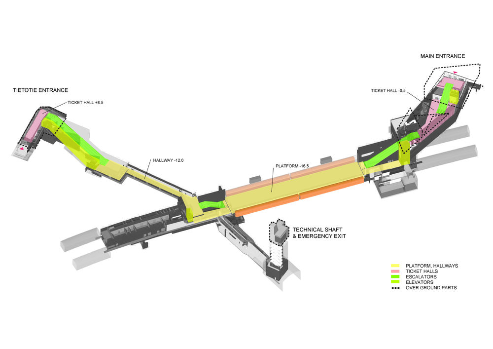 Aalto University Metro Station | ALA Architects