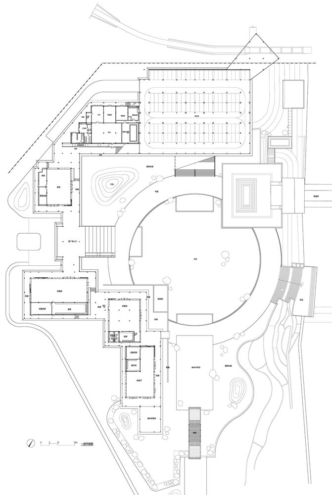 街子古镇梅驿广场与青鸾公园 | 山水画卷中的公共空间