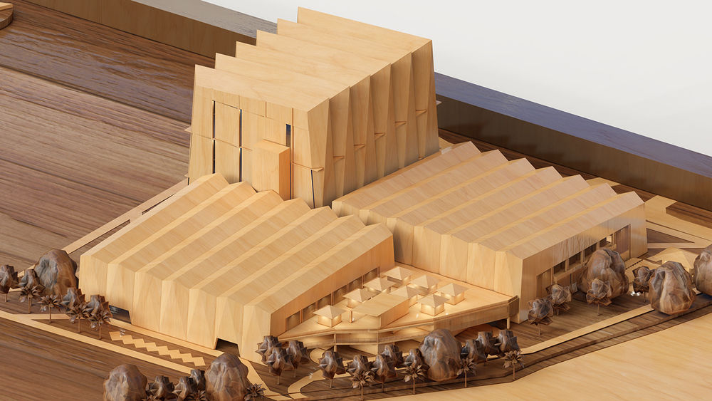 Gar/s Sport Center // maquette render (Studio Project)