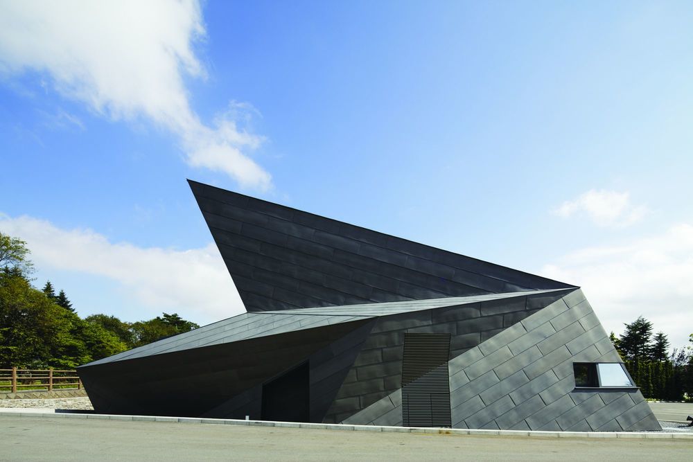 折纸艺术融入建筑设计 日本 Karuizawa 博物馆综合体