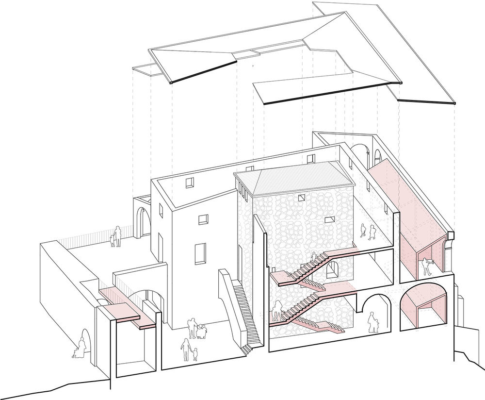 古老农舍改建而成的音乐学院 / BAMMP Arquitectes