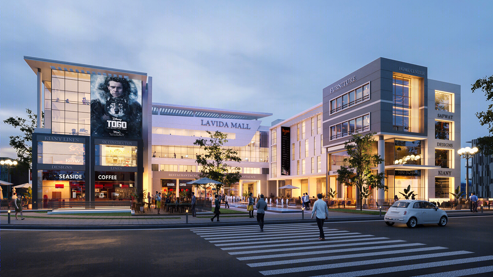 埃及 LAVIDA MALL，Kiany Lines Consultancy 的创新设计