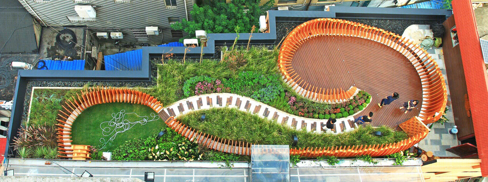 同济大学 JOY GARDEN | 屋顶实验花园的绿色创新