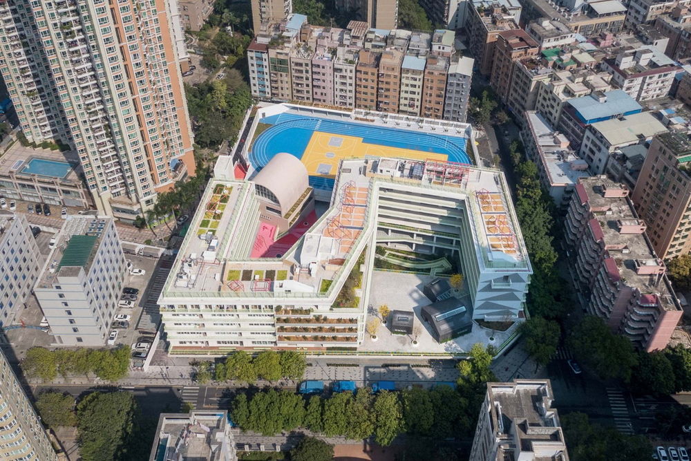 一十一建筑丨深圳福田新沙小学 建筑设计 丨中国深圳